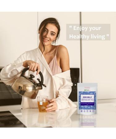  Happy Detox Tea Happy Detox Tea - Zero Belly Tea - Flat Tummy Infusion for Digestion Slimming Transit Bloating Digestive Comfort - Eliminates - Buy Online on GoSupps.com