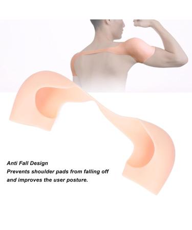 Shop Silicone Shoulder Pads - Skin-Friendly Concealed Enhancers & Breathable Elastic Back Support for Men & Women (XL) - White Skin Color - Buy Online on GoSupps.com