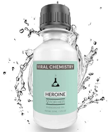 Pheromones For Women (HEROINE) - Elegant Ultra Strength Organic Fragrance Body Perfume Oil 15mL Concentrate Human Grade Pheromones to Attract Men  - Buy Online on GoSupps.com