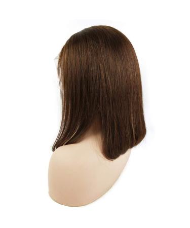 Shop Mila 10 Short Bob Real Hair Wig - 100% Virgin Brazilian Lace Wig Naturally Black 130% Density - International Shipping Available - Buy Online on GoSupps.com
