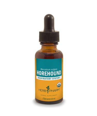 Herb Pharm Horehound Liquid Extract for Respiratory System Support - 1 Ounce
