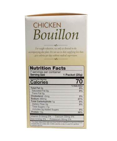 NutriWise High Protein 15g Soup | 7/Box | Weight Loss Diet Meal Replacement | Keto Friendly | Hunger Control | Gluten Free (Chicken Bouillon) - Buy Online on GoSupps.com