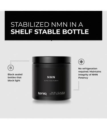 Ultra High Purity NMN Powder 40g - 98% Pure & Bioavailable - Boost NAD Levels - Nicotinamide Mononucleotide Supplement - Buy Online on GoSupps.com