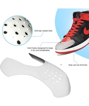 JOMBOFUN 4 Pair Shoe Crease Protectors for Sneakers - Premium Anti Crease Guards for Air Force 1, Jordan 1, Dunk Low & More | Men's Size 7-12/Women's Size 5-8 - Buy Online on GoSupps.com