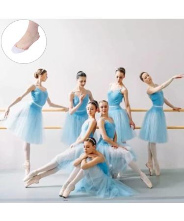 Silicone Toe Protectors for Ballet & Pointe Shoes | Washable & Reusable Gel Caps | Pain Relief - White & Skin Tone - Buy Online on GoSupps.com