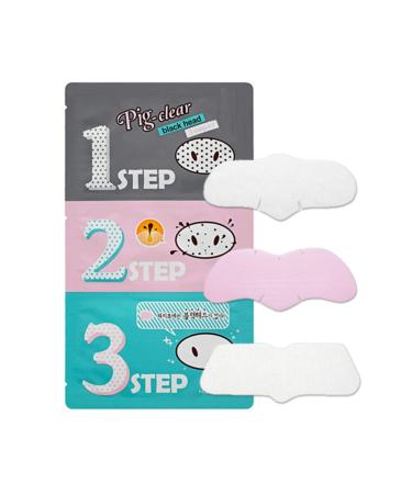 10 Set SoltreeBundle Pig Nose Clear Blackhead 3-Step Kit with Oil Blotting Paper - Korean Skincare - Buy Online on GoSupps.com