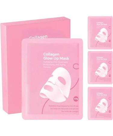 Facial care film Glow Up Facial Care Products 4 Pieces Moisturizing Firming Patches for Sleep Beauty Eye Neck Spa - Buy Online on GoSupps.com