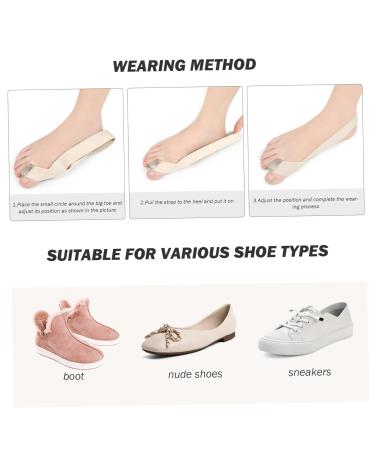 Toe Separators - 4PCS Bunion Corrector Elastic & Breathable Toe Spacers for Overlapping Toes (Size 35-40) - Portable Skin-Friendly Bunion Protector - Buy Online on GoSupps.com