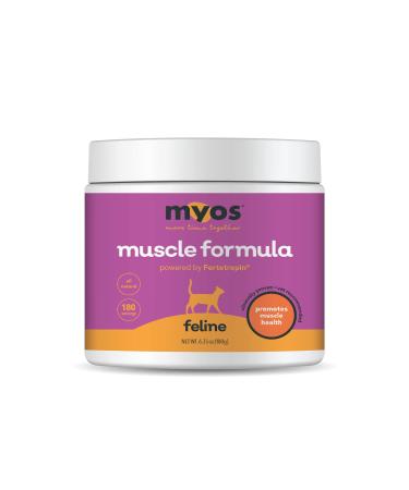 MYOS Feline Muscle Formula for Cats  All Natural Cat Muscle Loss Supplement  Powered by Fortetropin for Cats  Cat Supplement to Reduce Feline Muscle Loss, 180 Servings