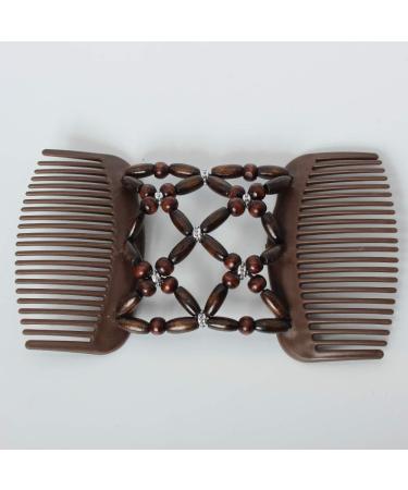 Shop JUSTFOX Trend African Hair Clip - Wooden Flower & Butterfly Design for Stylish Hair Accessories - Buy Online on GoSupps.com