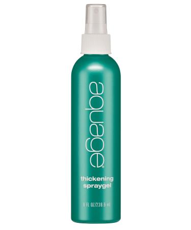 Aquage Thickening Spraygel Firm-Hold Styling Spray with Ultraflex Polymer Technology Thickens & Strengthens Fine Thin Hair That Lacks Body & Vitality Sulfate Free Paraben Free Alcohol Free & Vegan 8 Fl Oz (Pack of 1)