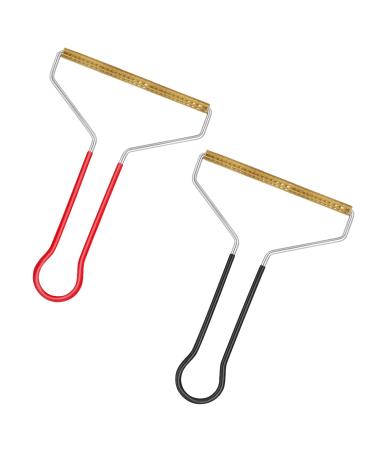 Molain Pet Hair Remover Cat and Dog Hair Remover Pet Hair Remover for Furniture (Black+Red)