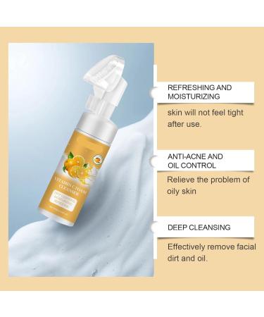 Gentle Foam Facial Cleanser - Deep Pore Cleaning Acne Treatment Oil Control & Hydration For Radiant Skin(1PCS) 1 Count (Pack of 1) - Buy Online on GoSupps.com