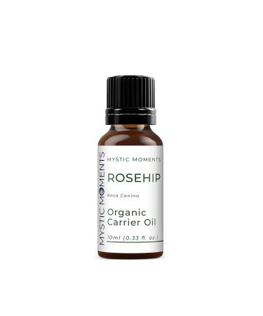 Mystic Moments Rosehip Organic Carrier Oil 10ml | 100% Pure Natural Oil for Skin & Hair - Buy Online Internationally - Buy Online on GoSupps.com