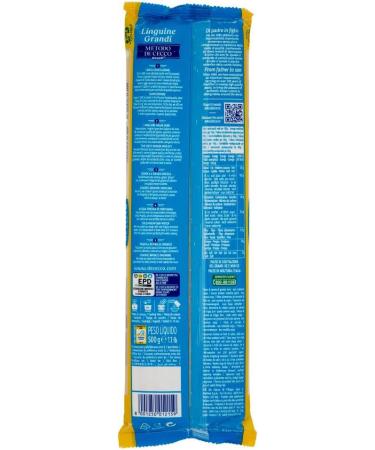  De Cecco Pack of 6 De Cecco 100% Italian Linguine Grandi pasta no. 407 500g - Buy Online on GoSupps.com