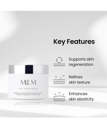BEAUTYGIANA MUL CREAM MASK Deep Moisturizing Cream for Glass Skin Niacinamide&Collagen 3.38 fl.oz. - Buy Online on GoSupps.com