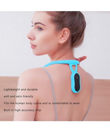 YOUTHINK Intelligent Posture Corrector | Lightweight Posture Trainer with Sensor Vibration & Automatic Memory | Ideal for Work & Study (Blue - Buy Online on GoSupps.com