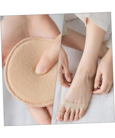 4 Pairs Split Toe Socks - Metatarsal Pads & Toeless Grip Socks for Women | Comfort & Style for Chunky Heels & Kitten Heels - Buy Online on GoSupps.com