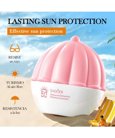 5-in-1 Broad Spectrum Sunscreen SPF50+ PA++++ Lightweight Watery Essence Strong UVA/UVB Protection Water Resistant Non-Greasy & Gentle for Face and Body (Aloe Vera) - Buy Online on GoSupps.com