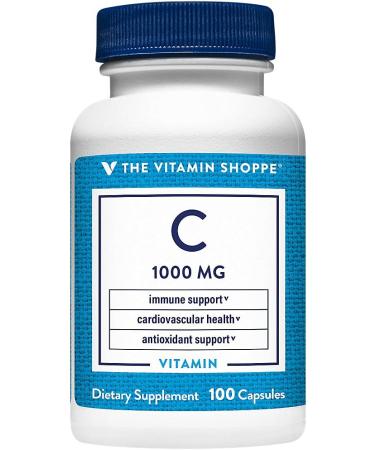 The Vitamin Shoppe C-1000 1 000MG Antioxidant That Supports Immune (100 Capsules) - Buy Online on GoSupps.com