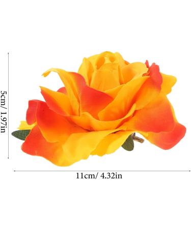 FRCOLOR 2 1 Men Suits Women Rose Flower Hair Clip Simulated Rose Hairpin Flower Hair Clips for Women Artificial Flower Hair Clip Xrose Hair Clip Orange Hair Clips Rose Color Set Mother - Buy Online on GoSupps.com