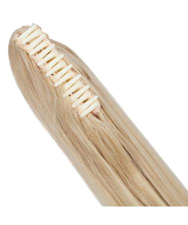 SEGO Ponytail Extension - Pfervie Heat-Resistant Hair Top Piece | Golden Mix Bleach-Blonde 66cm 150g for Effortless Style - Buy Online on GoSupps.com