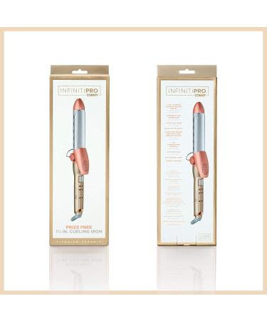 INFINITIPRO BY CONAIR 1 1/4-Inch Titanium Ceramic Curling Iron for Frizz Free Loose Curls on Medium to Long Hair - Buy Online on GoSupps.com