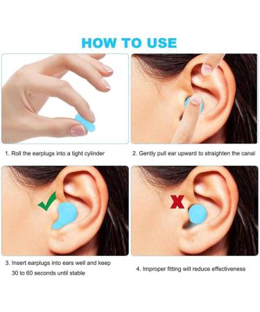 12PCS Silicone Ear Plugs - Quies Noise Cancelling Waterproof & Reusable Sleep Earplugs for Ultimate Comfort | International Shipping Available - Buy Online on GoSupps.com