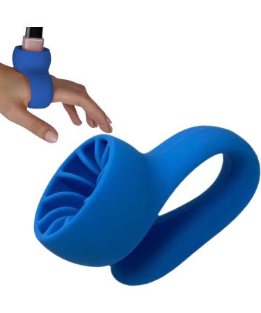 Goowafur Wearable Nail Polish Holder Wearable Anti-Spill Nail Polish Holder Anti Slip Grip Suction Flexible Silicone Nail Polish Holder Stand For Personal And Business Use Blue - Buy Online on GoSupps.com