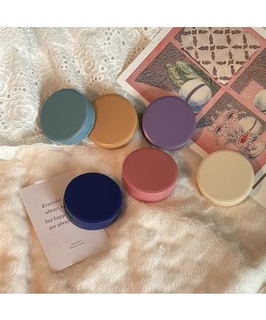 Portable Kchycv Round Contact Lens Container for Women - Travel Set in Coffee Color | Easy & Convenient Lens Storage - Buy Online on GoSupps.com