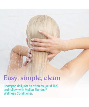 Malibu C Malibu Blondes Enhancing Shampoo 9 Fl Oz - Brighten & Tone Blonde Hair - Buy Online on GoSupps.com