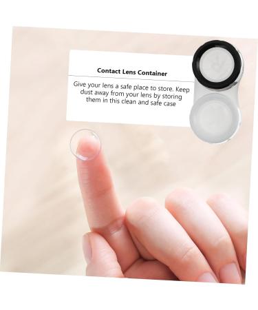 JECOMPRIS 6-Compartment Contact Lens Container Travel-Friendly Lens Organizer & Glasses Frame Storage | 3 Pack (16x10cm) - Perfect for Eye Care - Buy Online on GoSupps.com
