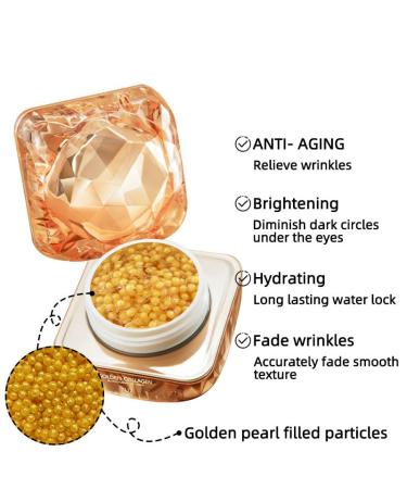 Buy Golden Collagen Eye Cream 50g - Anti-Aging Hydrating & Brightening Formula with Hyaluronic Acid Zinc Shea Butter & Niacinamide for Wrinkles & Dark Circles - International Shipping Available - Buy Online on GoSupps.com