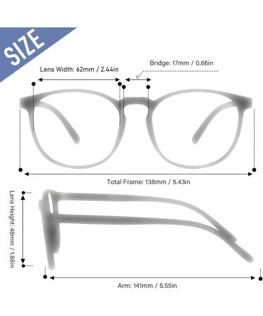 Przene Blue Light Blocking Glasses - Retro Round Computer Glasses for Women & Men - Stylish Pink Design - Buy Online on GoSupps.com