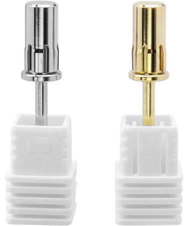 Bestgle Nail Cutter Bits 2 Pieces Nail Pin Bit Universal Fit Sanding Belts Mandrel Bit Tungsten Steel Sanding Bands Mandrel for Salon - Buy Online on GoSupps.com