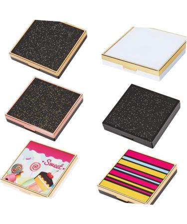 BIUDECO 2 Pcs Empty Eyeshadow Dish Empty Eyeshadow Pallete Empty Eyeshadow Pans DIY Eyeshadow Case Black - Buy Online on GoSupps.com