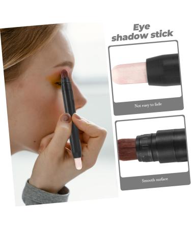 WOONEKY Makeup Eyeshadow Eyeshadow Eye Makeup Kit Eye Shadow Pens Eye Shadow Brush Eye Makeup Pencil Pearlescent Small Eyeshadow 1 count (Pack of 1) Light Brown - Buy Online on GoSupps.com