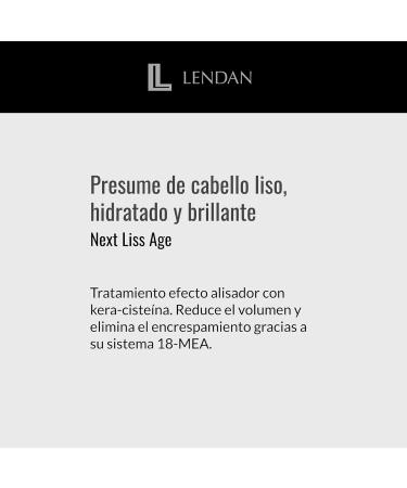 LENDAN - Perfect Straight Spray - Next Liss Age - 200 ml - Heat Protector for Hair - Keeps Hair Straight for Up to 10 Weeks - Seals Cuticles - Anti-Frizz - Paraben-Free - Buy Online on GoSupps.com