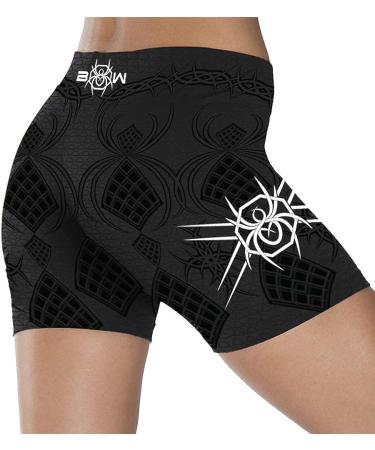 Black Widow Women's Compression Shorts - X-Small | Combat Sports Shorts - Buy Online on GoSupps.com
