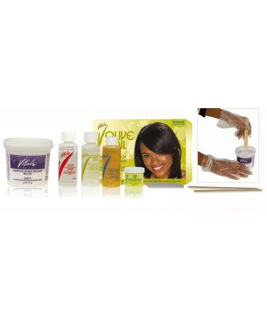 Vitale Olive Oil Relaxer Kit Super Green - Smooth Nourish & Style Your Hair Worldwide - Buy Online on GoSupps.com