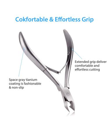 3 Pack Stainless Steel Cuticle Remover & Trimmer Set - Durable Manicure Tools for Fingernails and Toenails - Buy Online on GoSupps.com