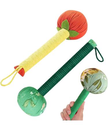 Shop Hovceh 2-Piece Mugwort Massage Hammer - Hand Massager with Wormwood Herb Filling | 26cm Manual Knocking Device - Buy Online on GoSupps.com
