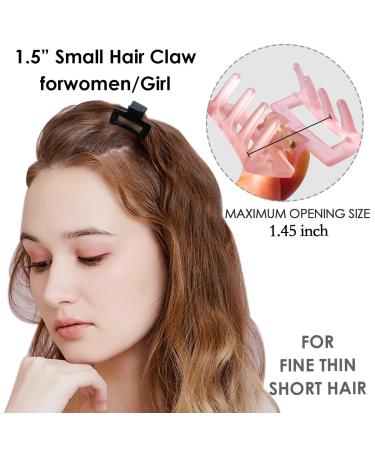 VITMOORY Matte Mini Hair Clips 1.5 inch - Set of 14 Multicolor Hair Claws for Women & Girls - Buy Online on GoSupps.com