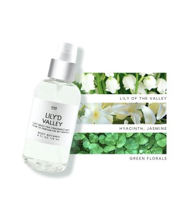 Lily of the Valley Muguet Fine Fragrance Mist by Body Botanic 4 Fl Oz 118 mL - Lily'd Valley with plant extracts and the delicate true scent of Lily of the Valley - Buy Online on GoSupps.com