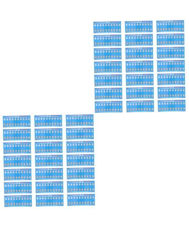 Healvian 60 STK tooth coloring card teeth tooth color thread care matters tooth white diagram guide tooth bleaching tooth color deliveries shadow guide equipment chemicals paper paper