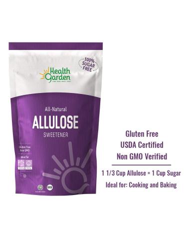 Health Garden All-Natural Allulose Sweetener 14 oz | Low-Calorie Sugar Alternative - Buy Online on GoSupps.com