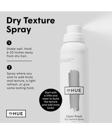 dpHUE Color Fresh Dry Texture Spray - 5 oz - Texturizes Refreshes Volumizes & Soft Hold - Shields UV Color Protection - For All Hair Types - Buy Online on GoSupps.com