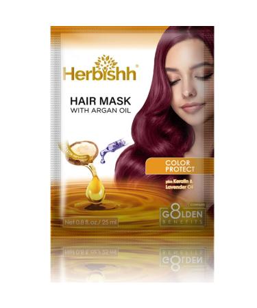 Herbish Arganham mask intensive care and hydration for healthier hair 25 g for very dry weak stressed hair no sulfate no parabens - Buy Online on GoSupps.com