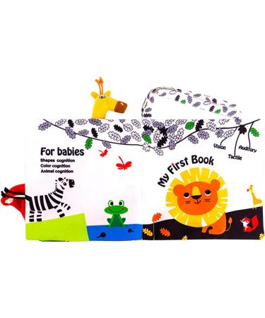 Soft Book Educational Cloth Book with Sound Touch and Feel Books Early Educational Stimulation Toys for Infants Built-in Sound Paper Fovolat Lion - Buy Online on GoSupps.com