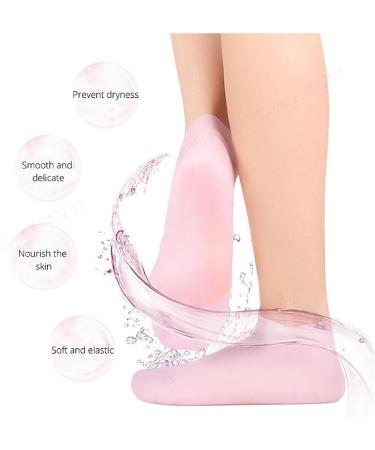 Silicone Moisturizing Socks 2/4/6 Pairs Softening Dry Cracked Feet Rough Skins & Anti Slip Aloe Socks for Dry Cracked Feet Women Foot Spa Pedicure Gel Socks (Color : Skin Size : 4 Pairs) 4 pairs Skin - Buy Online on GoSupps.com